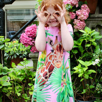 Rosy Giraffe Dress