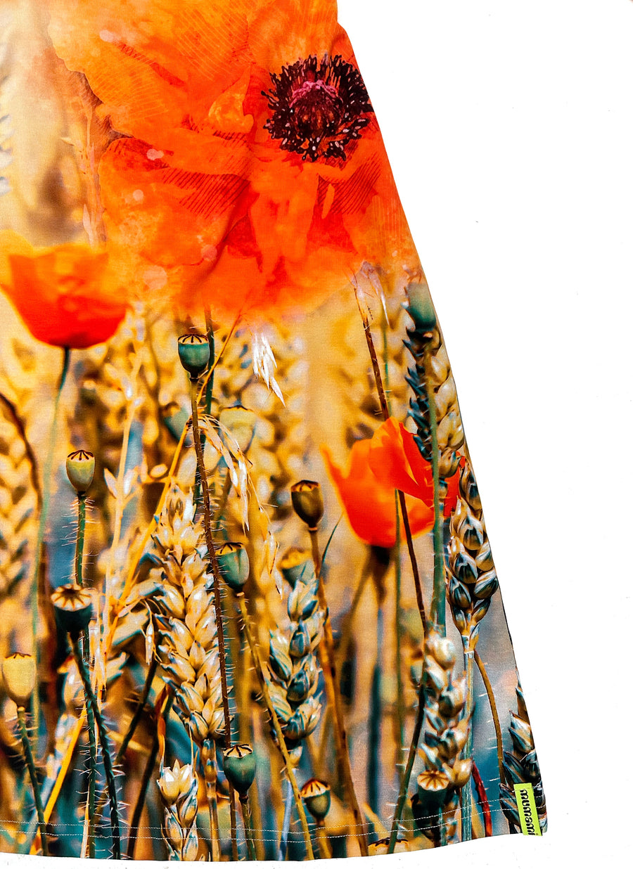 Orange Poppy Dress