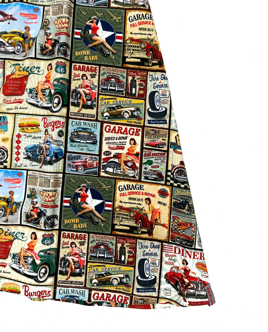 Retro Wrap Dress