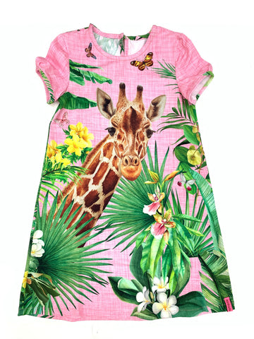 Rosy Giraffe Dress
