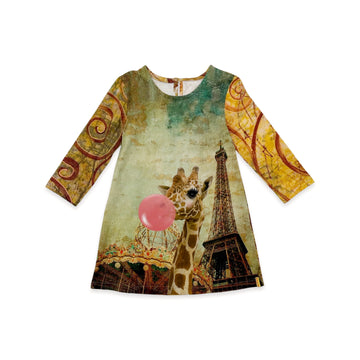 Paris Giraffe Dress
