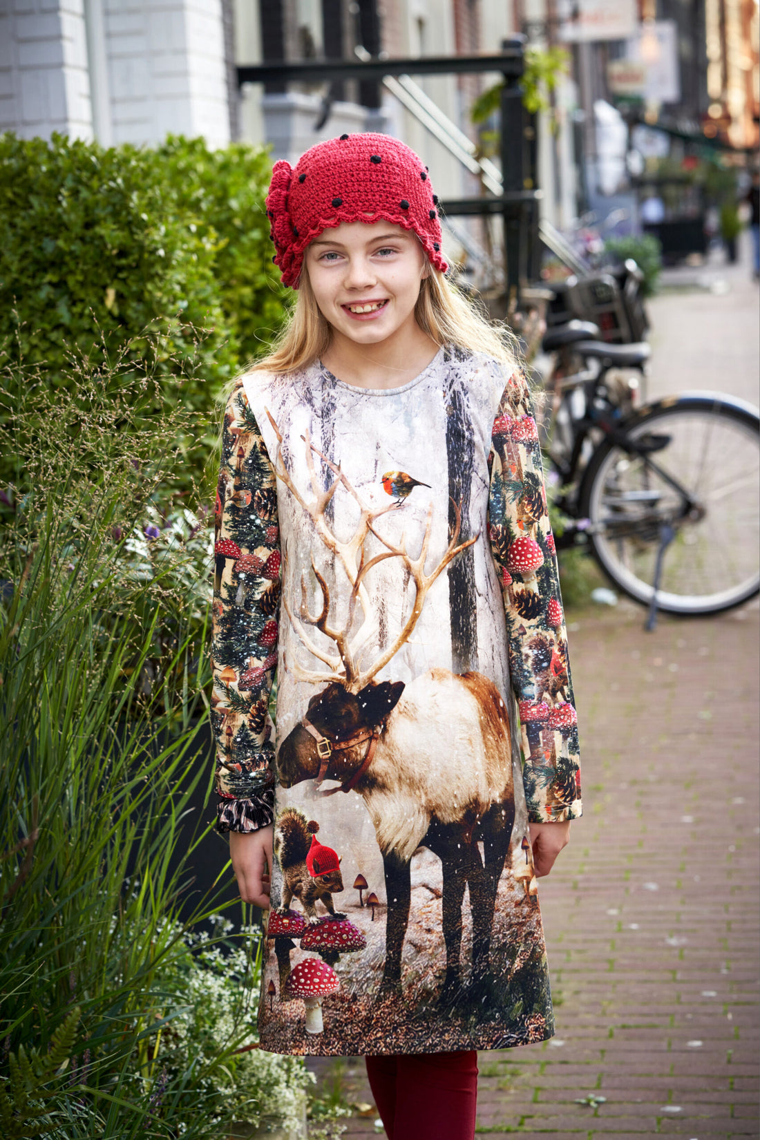 Snowy Reindeer Dress