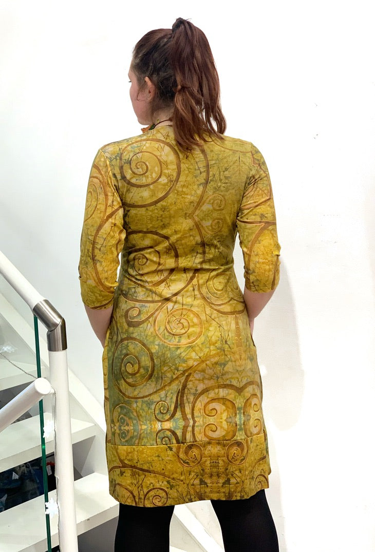 Klimt Kiss Wrap Dress