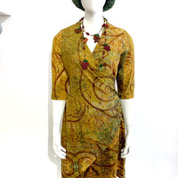 Klimt Kiss Wrap Dress