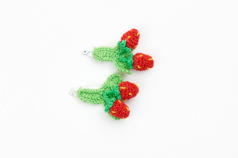 Little Strawberries Hair Clip
