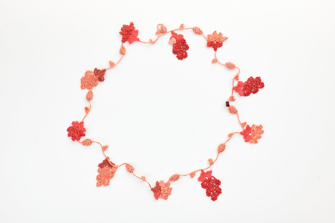 Crochet Flower Necklace
