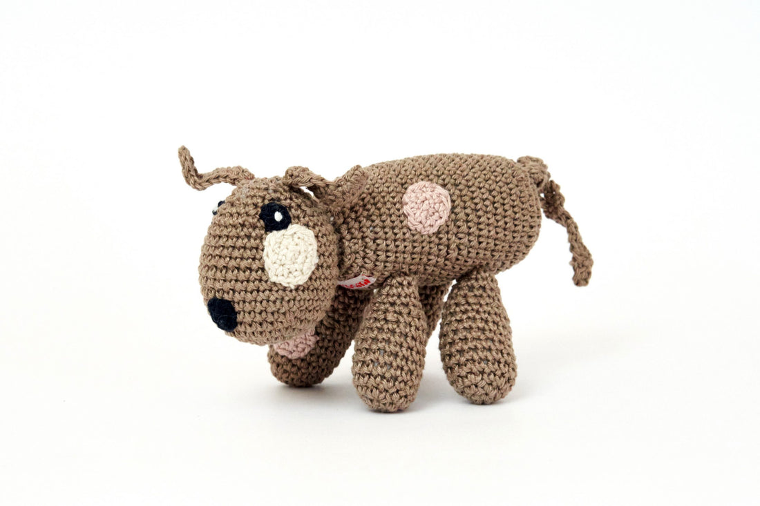 Dotted Doggy Rattle