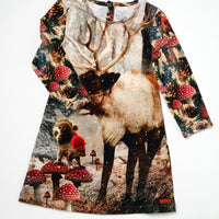 Snowy Reindeer Dress