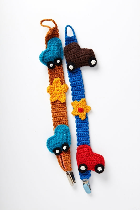 Tiny Cars Pacifier Clip