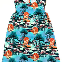 Blue Mermaid Lake Dress