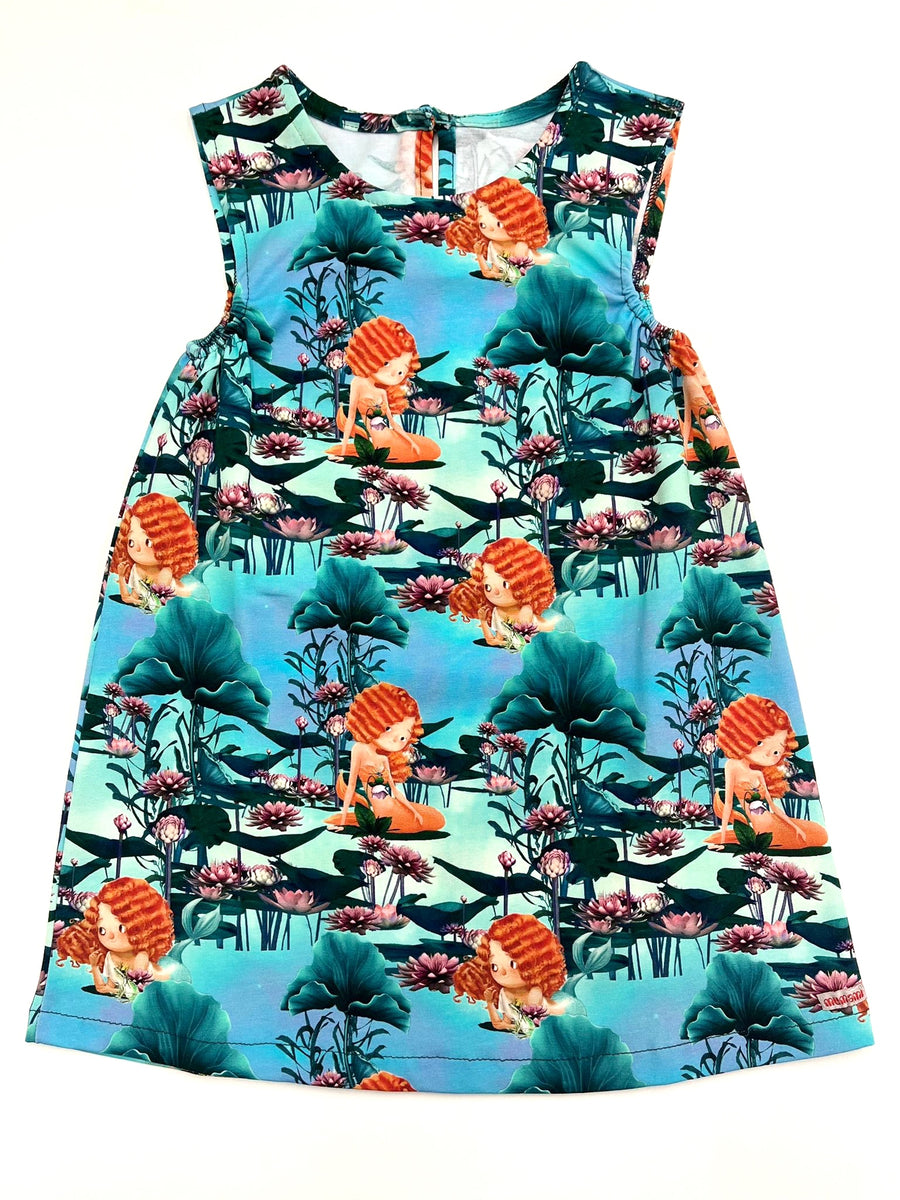 Blue Mermaid Lake Dress