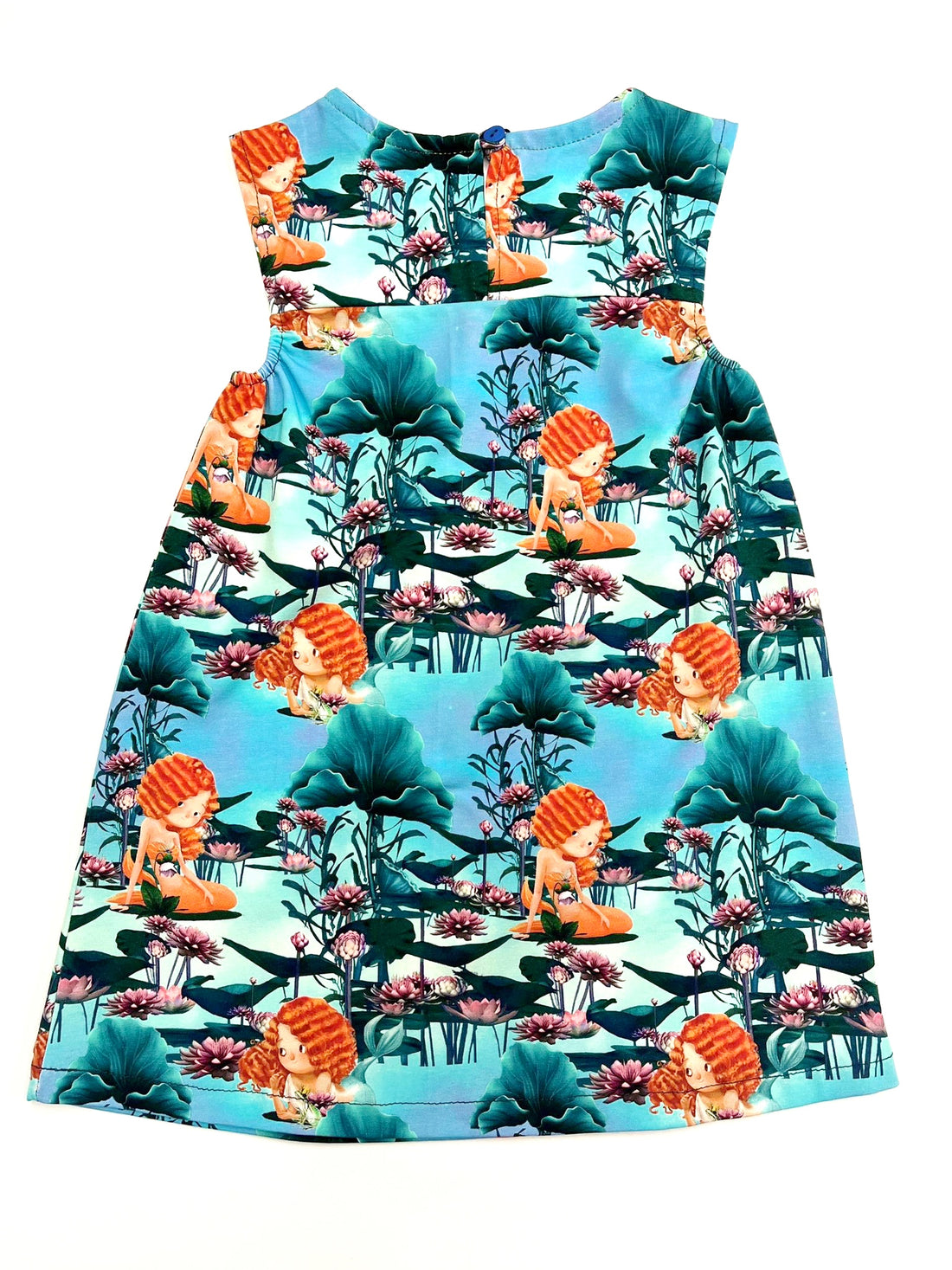 Blue Mermaid Lake Dress