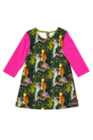 ONE OF A KIND | Sweet Bunny And Squirrel Dress