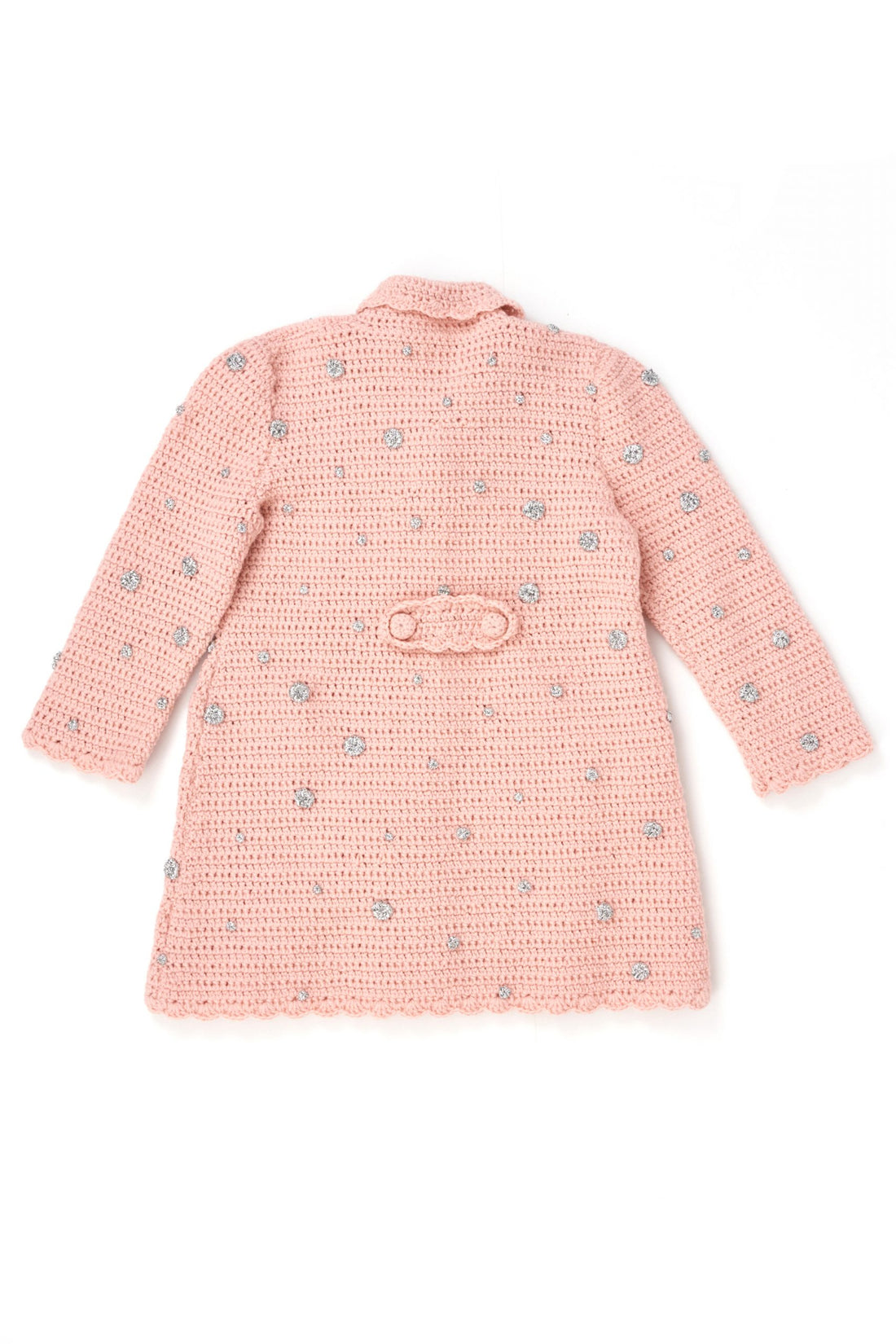 Dotted Coat Pink Silver