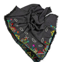 Amsterdam Embroidery Scarf